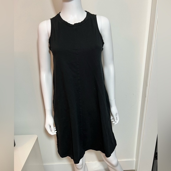 GAP | A-Line Swing Dress T-Shirt Material Black - Picture 1 of 2